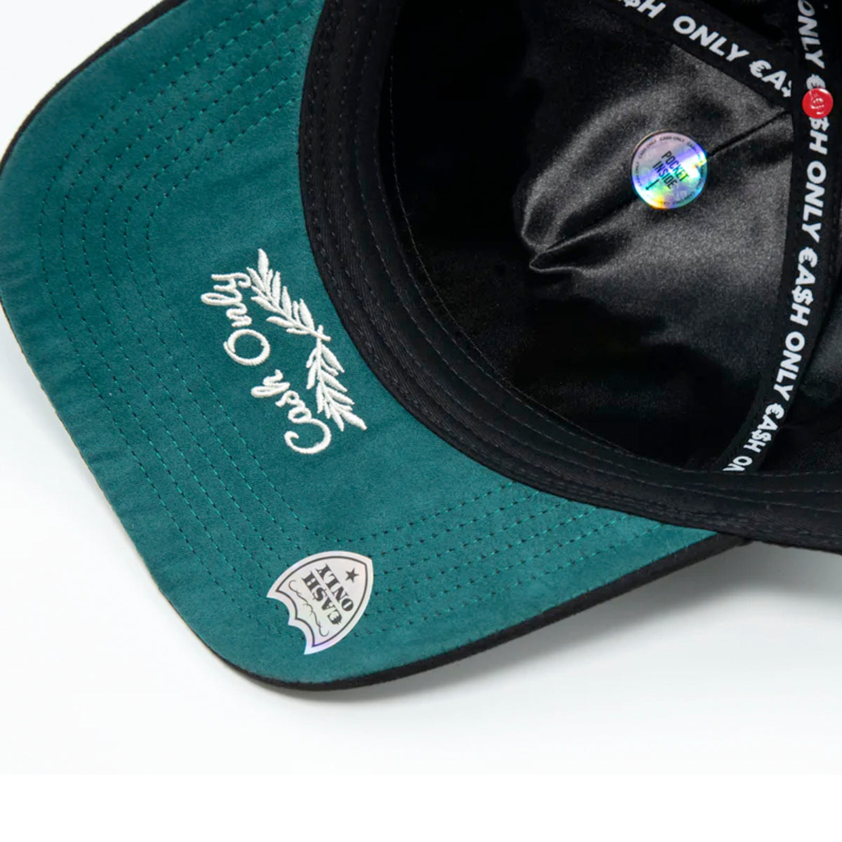 GORRA CASH ONLY TEDDY RINESTONES CURVA