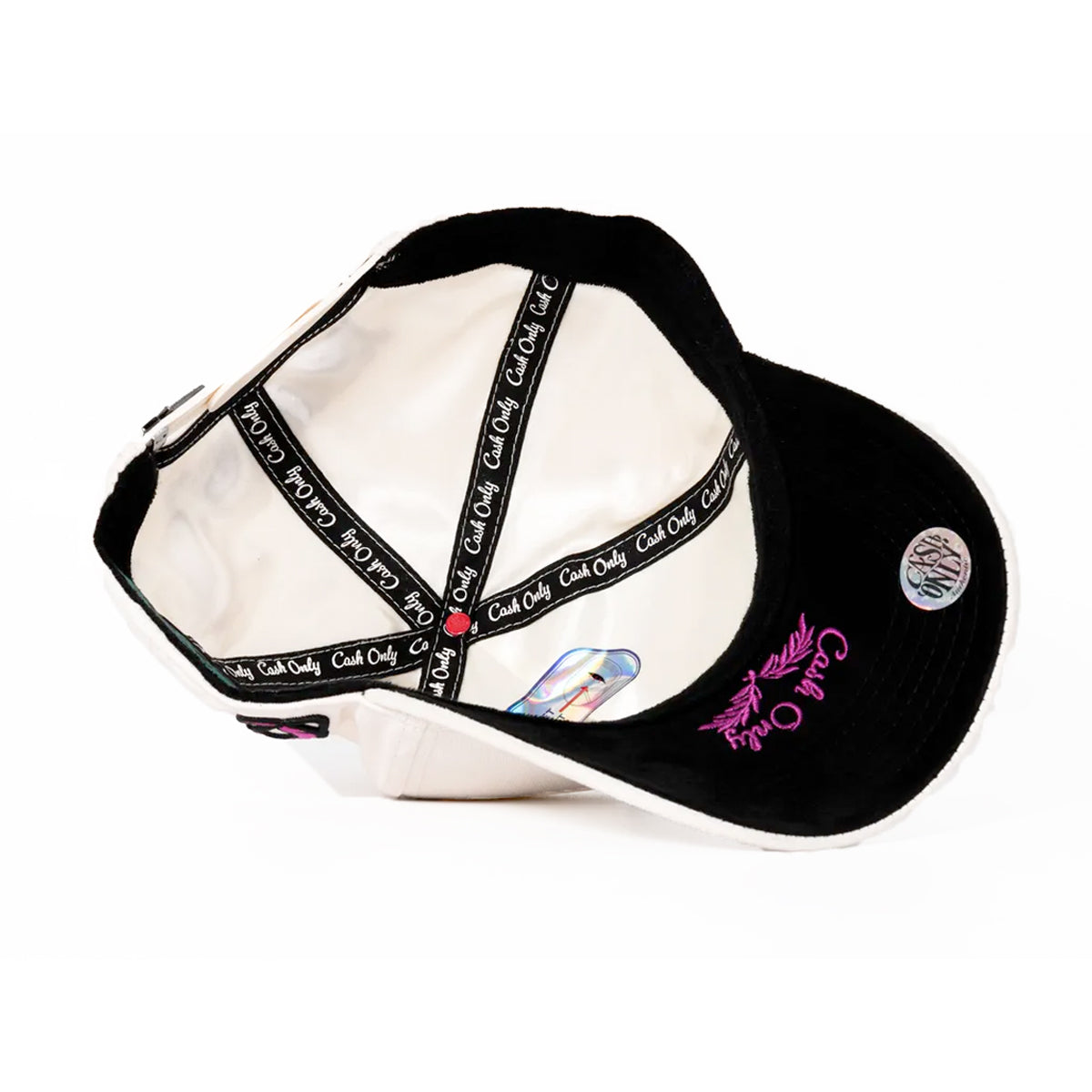 GORRA CASH ONLY TEDDY BEIGE