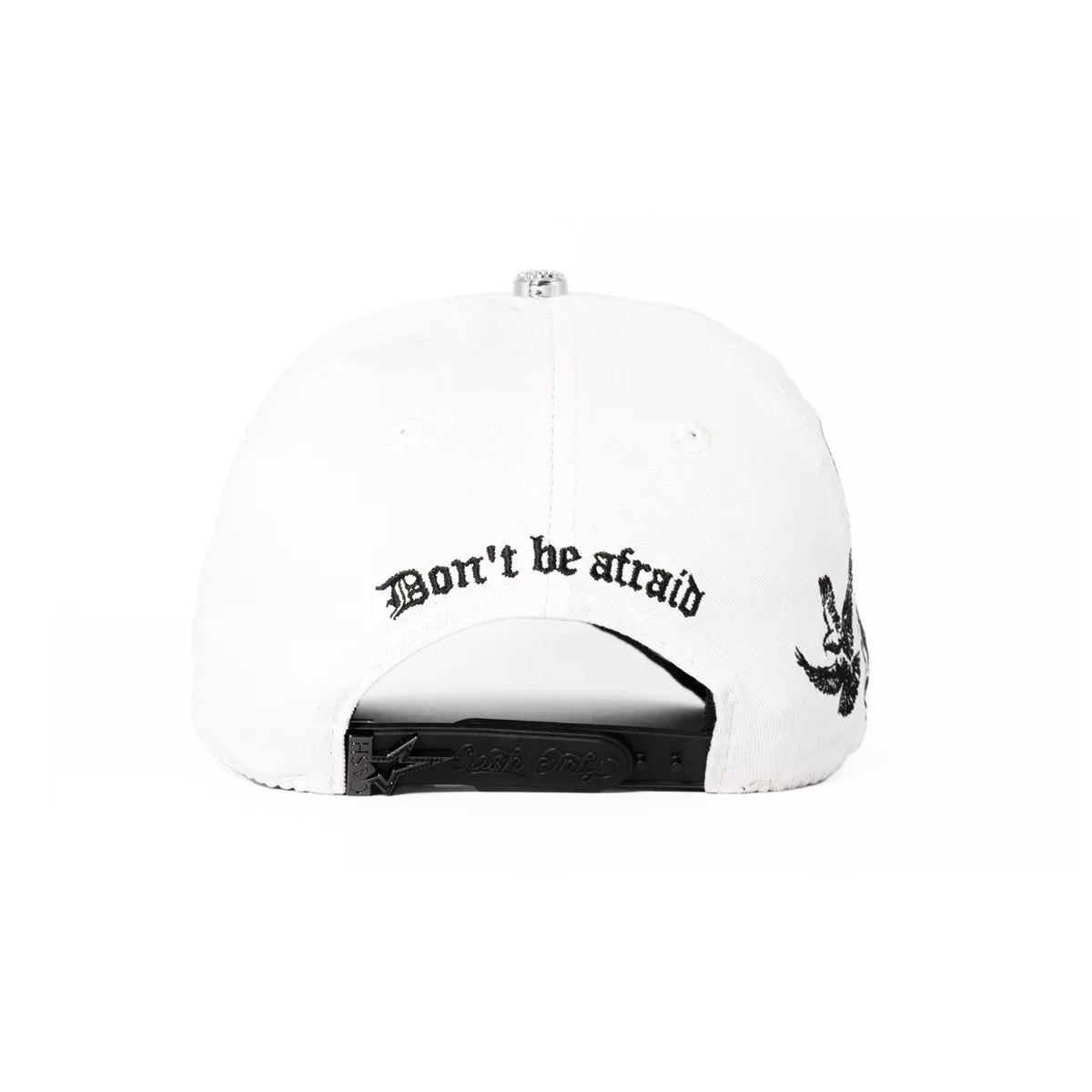 GORRA CASH ONLY DON'T BE AFRAID WHITE