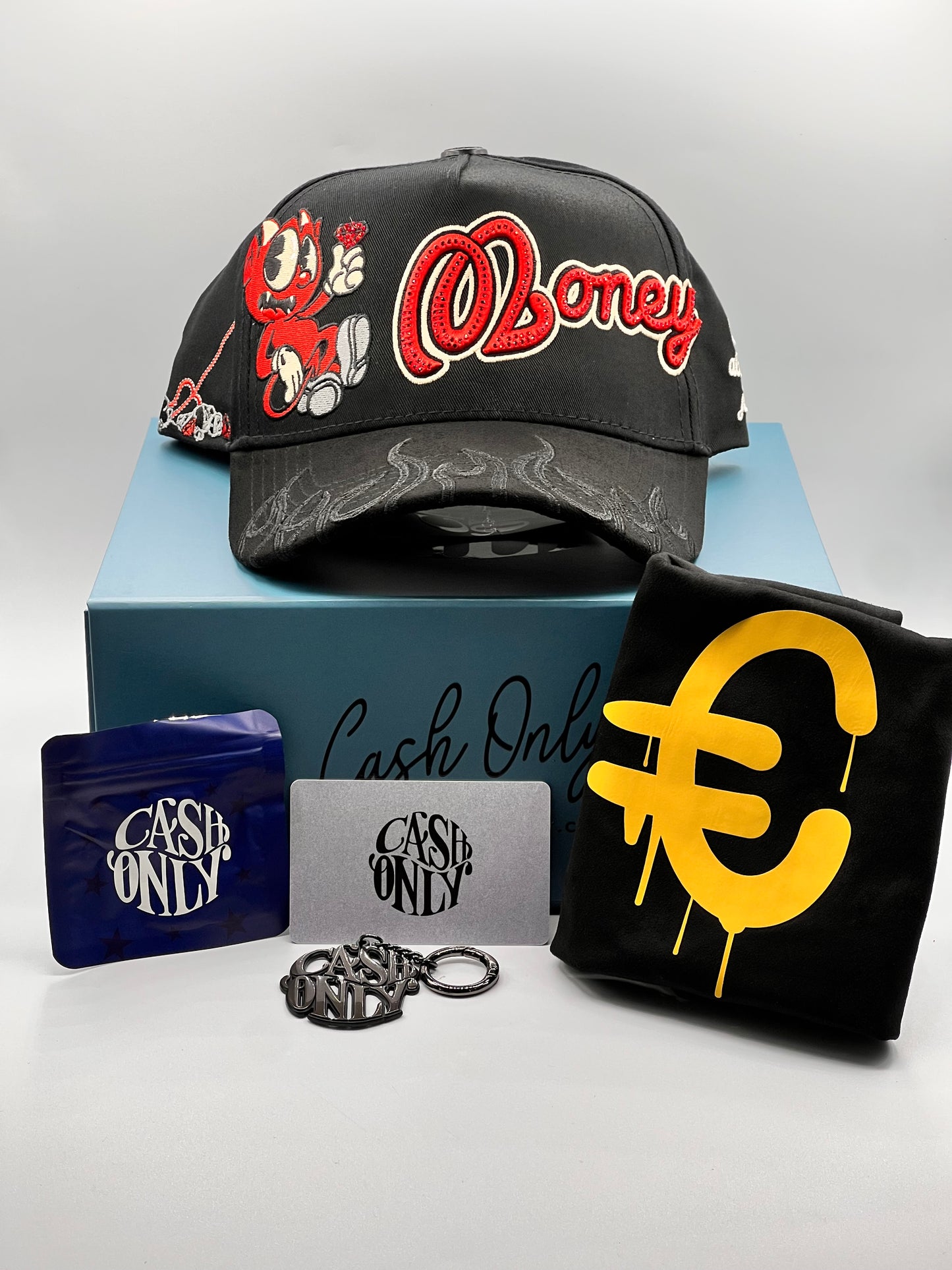 GORRA CASH ONLY MONEY RED SPECIAL EDITION FULL SET