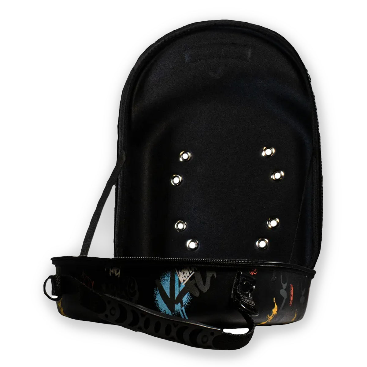 CARRIER PORTAGORRA CINCOPUNTO7 BLACK FULL PRINT 6 PACK