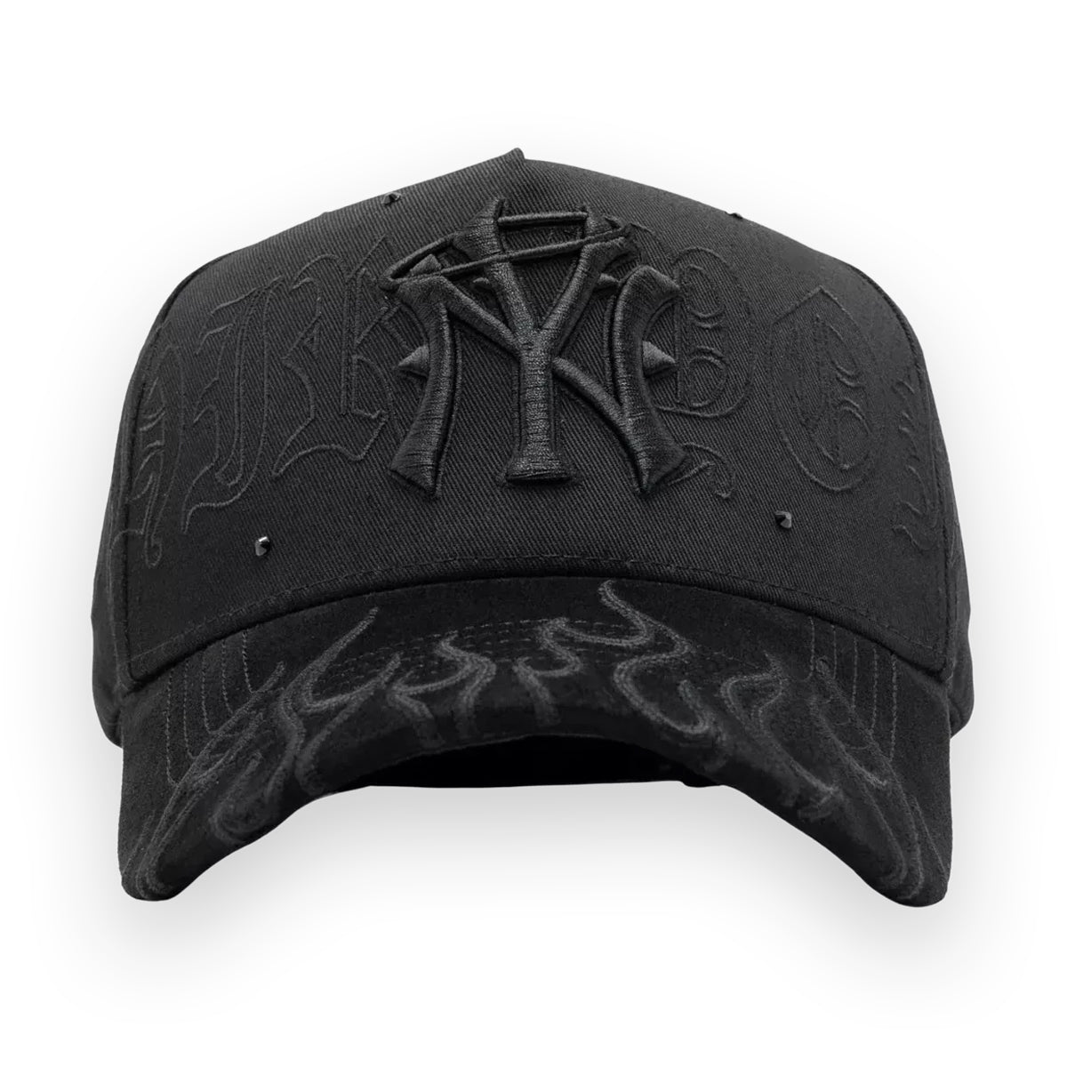 GORRA 31 HATS NY FLAMES BLACK