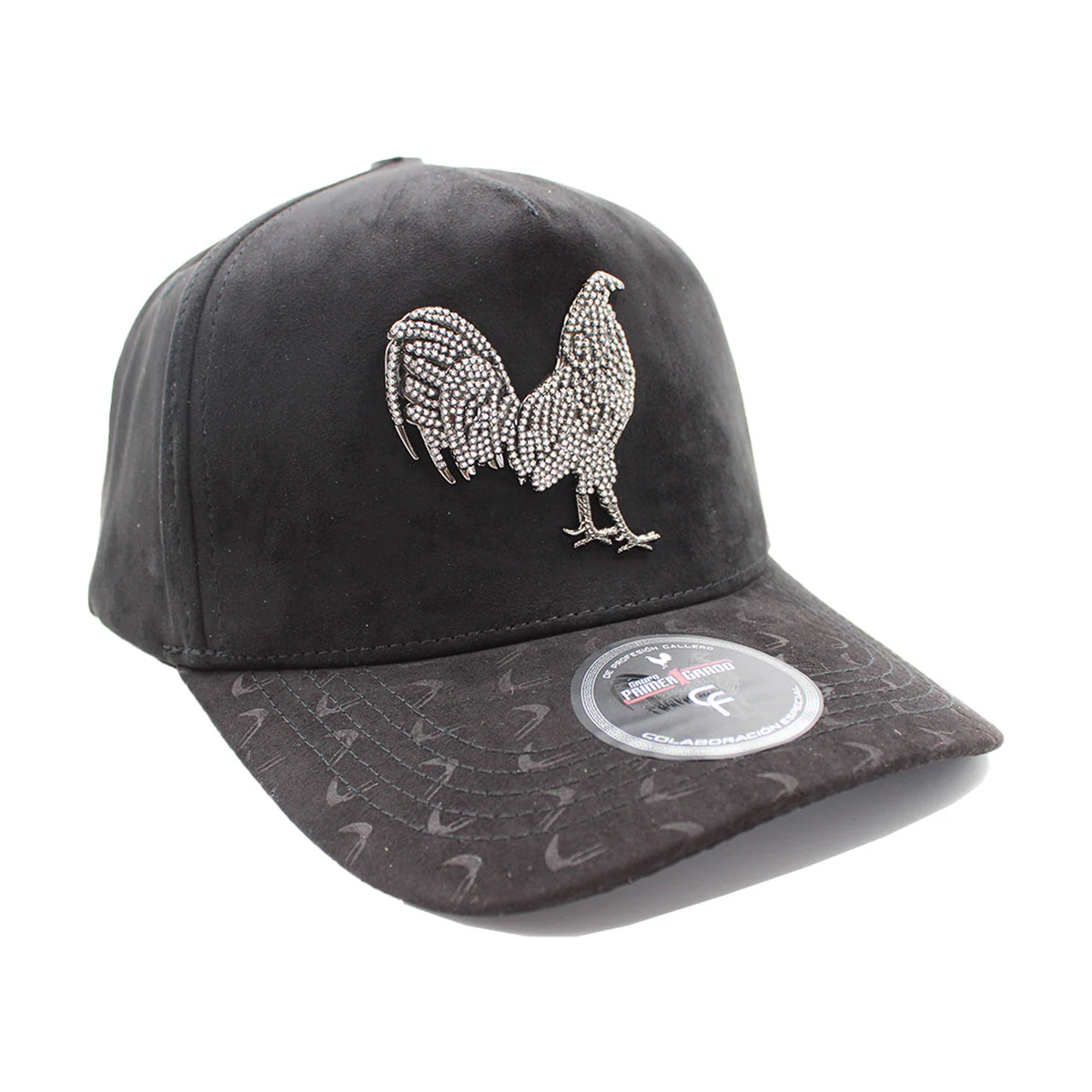GORRA FLORENCE CAPS DE PROFESIÓN GALLERO PEDRERIA BLANCA