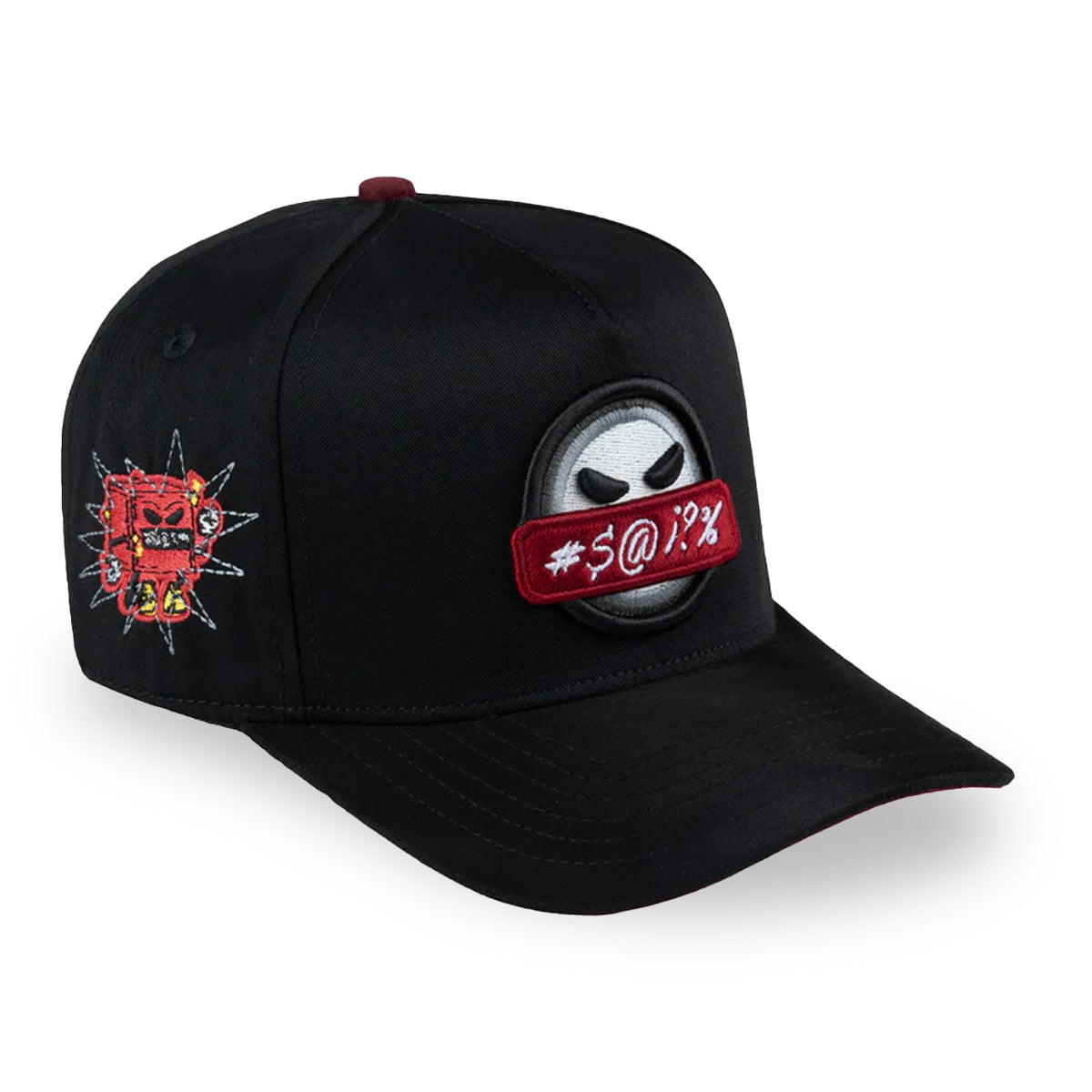 GORRA JC HATS BEAUTIFUL DISASTER ANGRY BLACK