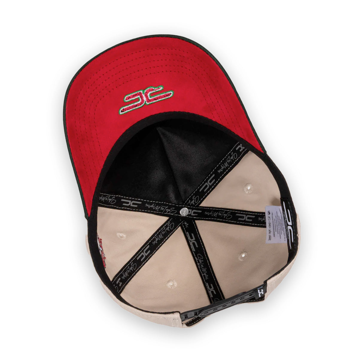 GORRA JC HATS WATERMELON CAT BEIGE GREEN