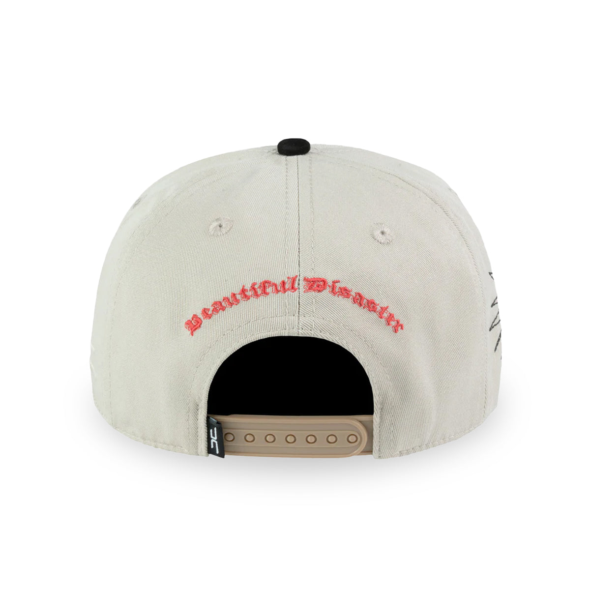 GORRA JC HATS BEAUTIFUL DISASTER ANGRY BEIGE