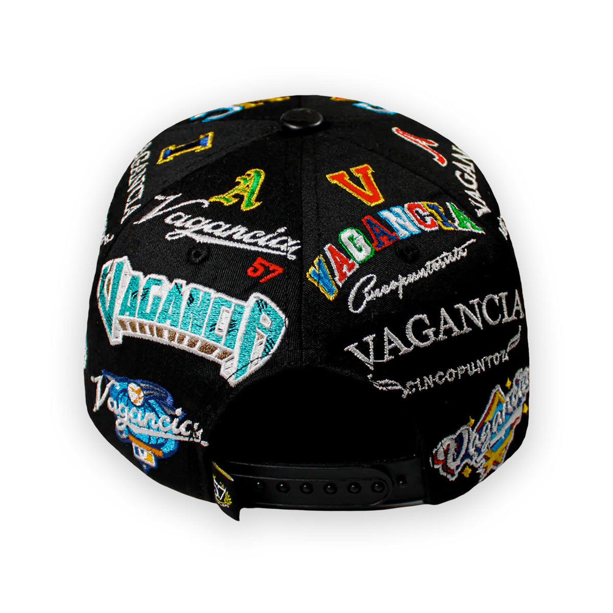 GORRA CINCOPUNTO7 ANIMALS FULL EMBROIDERY BLACK