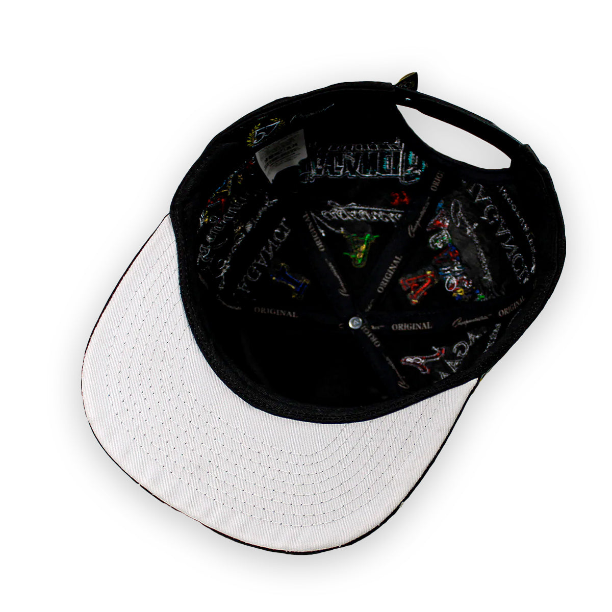 GORRA CINCOPUNTO7 ANIMALS FULL EMBROIDERY BLACK