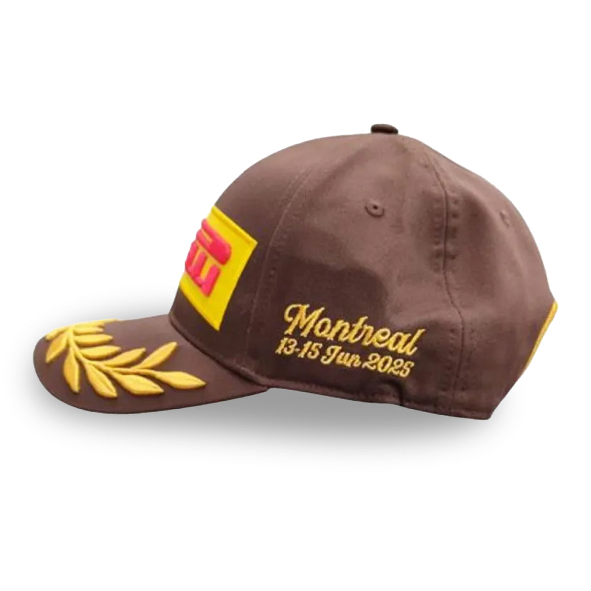 GORRA F1™ PIRELLI 2025 GP MONTREAL CANADA OFICIAL EDICIÓN CAFÉ