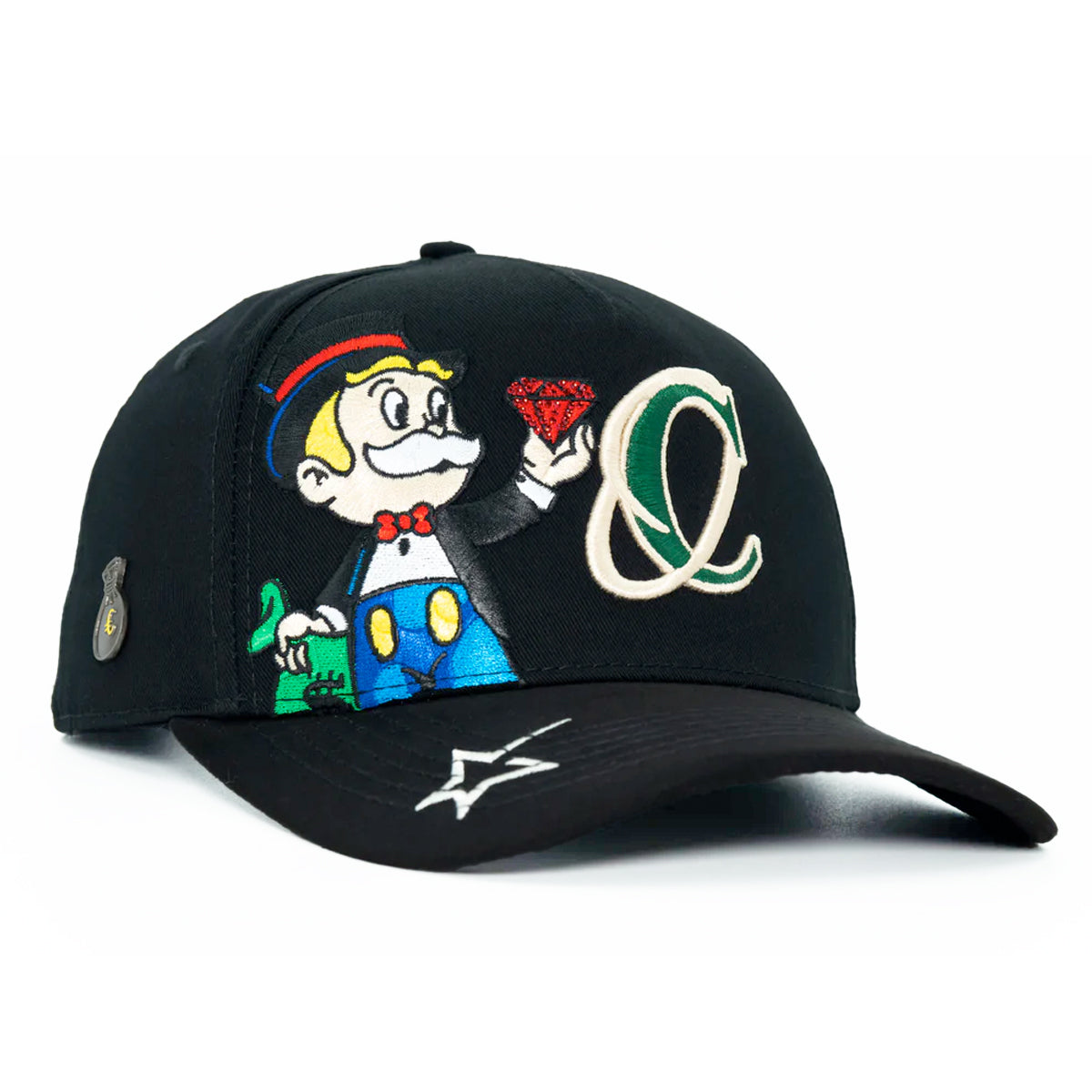 GORRA CASH ONLY RICH LOGO BLACK