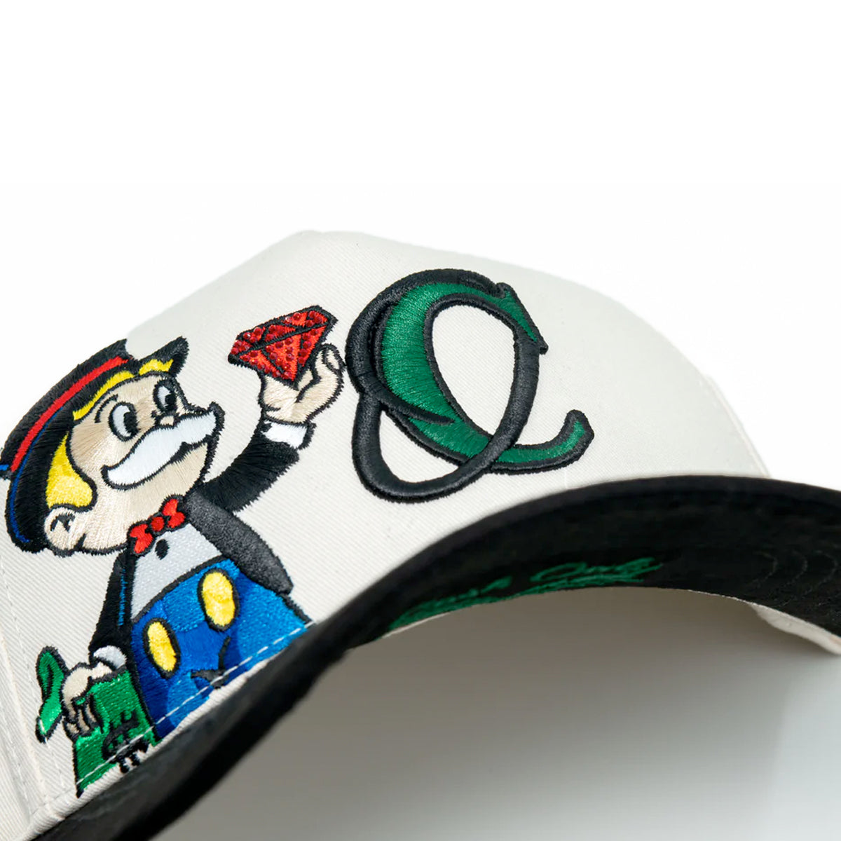 GORRA CASH ONLY RICH LOGO WHITE