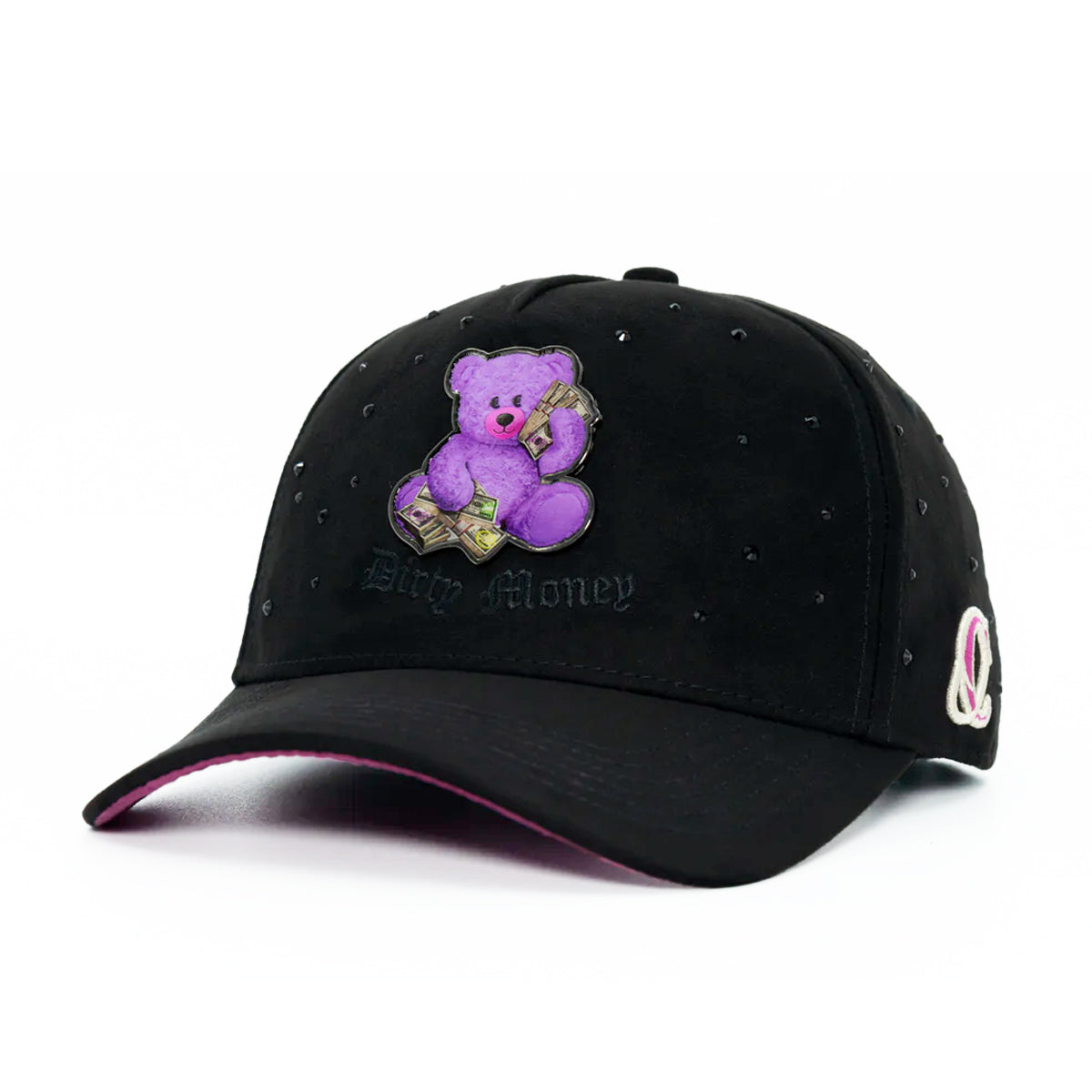 GORRA CASH ONLY NEW DIRTY TEDDY BLACK CURVA