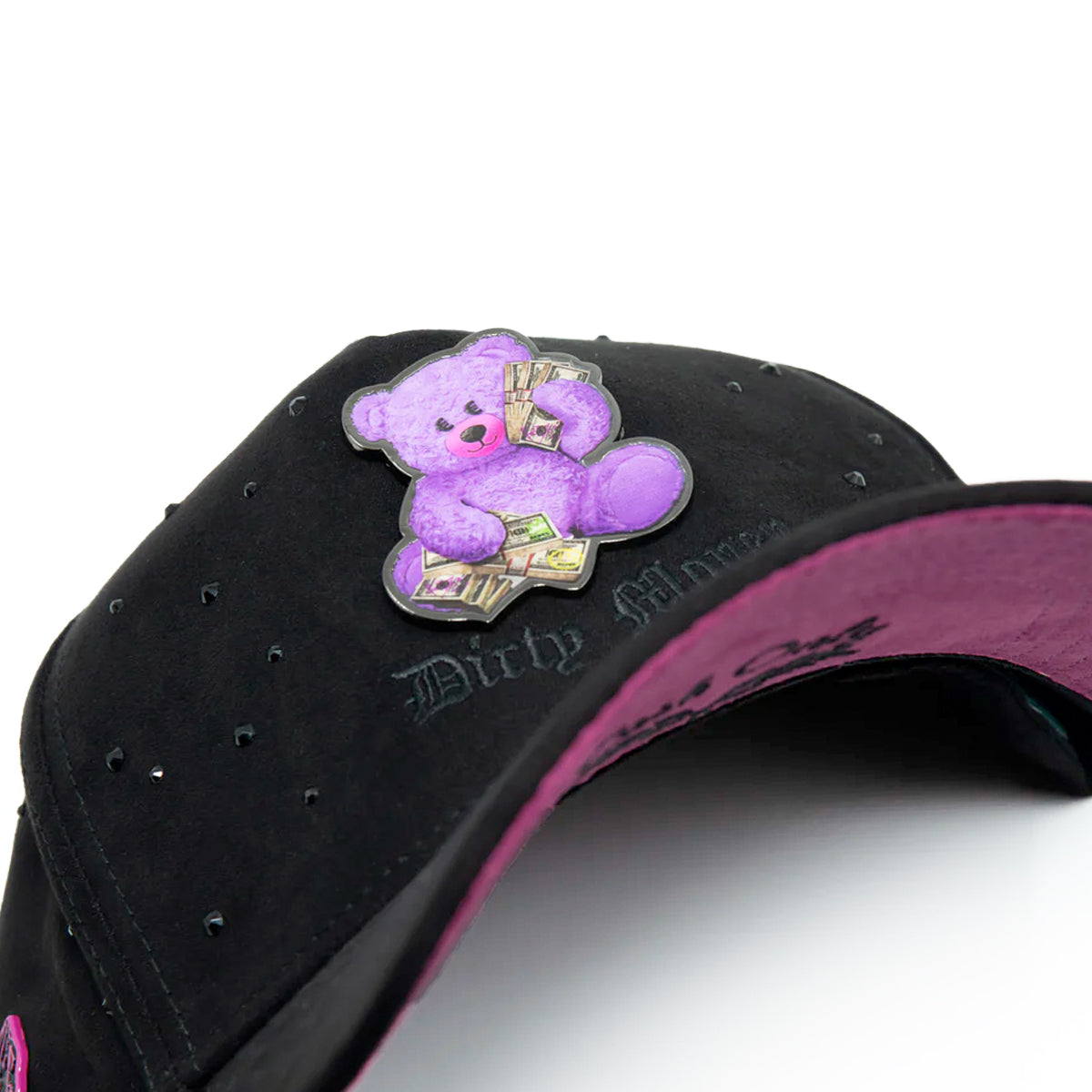 GORRA CASH ONLY NEW DIRTY TEDDY BLACK CURVA