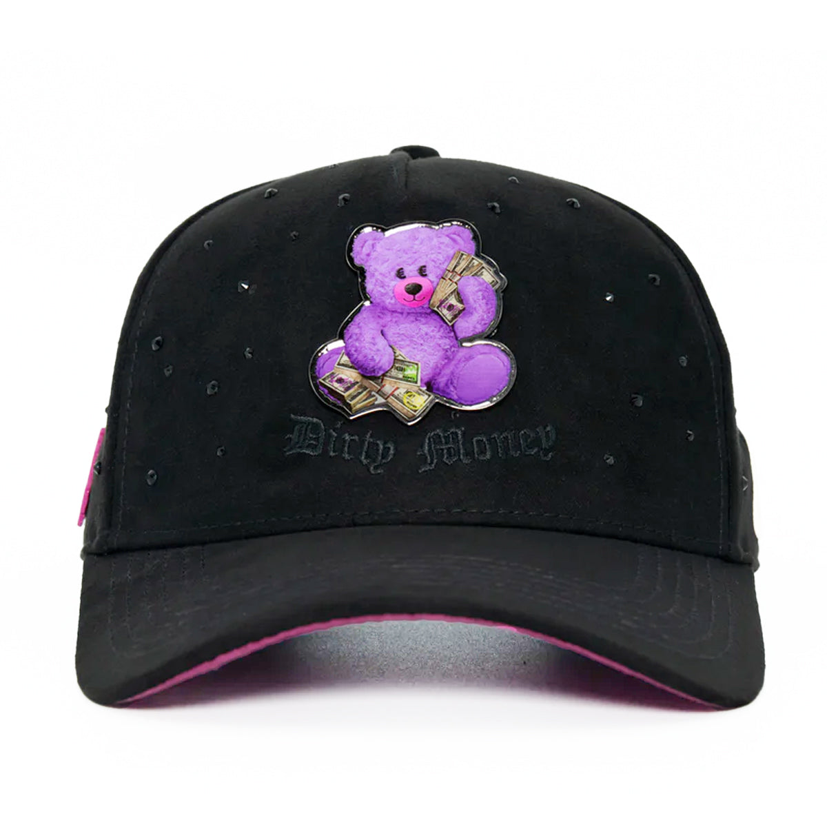GORRA CASH ONLY NEW DIRTY TEDDY BLACK CURVA