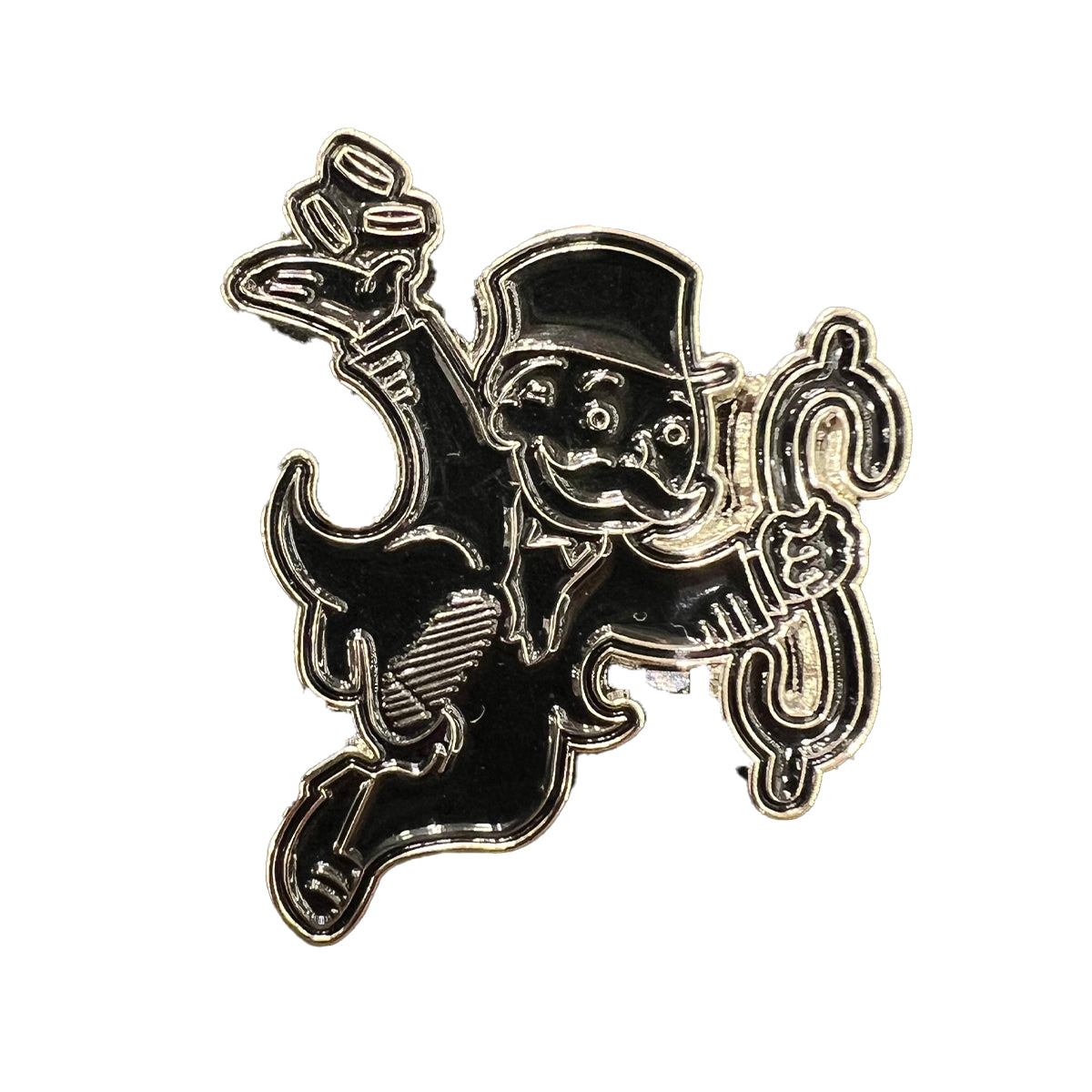 PIN M-CAPS MONOPOLY BLACK