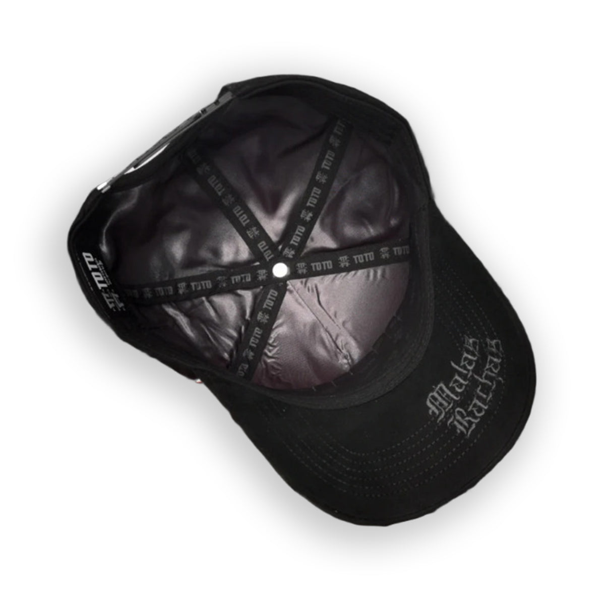 GORRA TOTO CAPS X TONY AGUIRRE MALA- BUENA RACHA BLACK