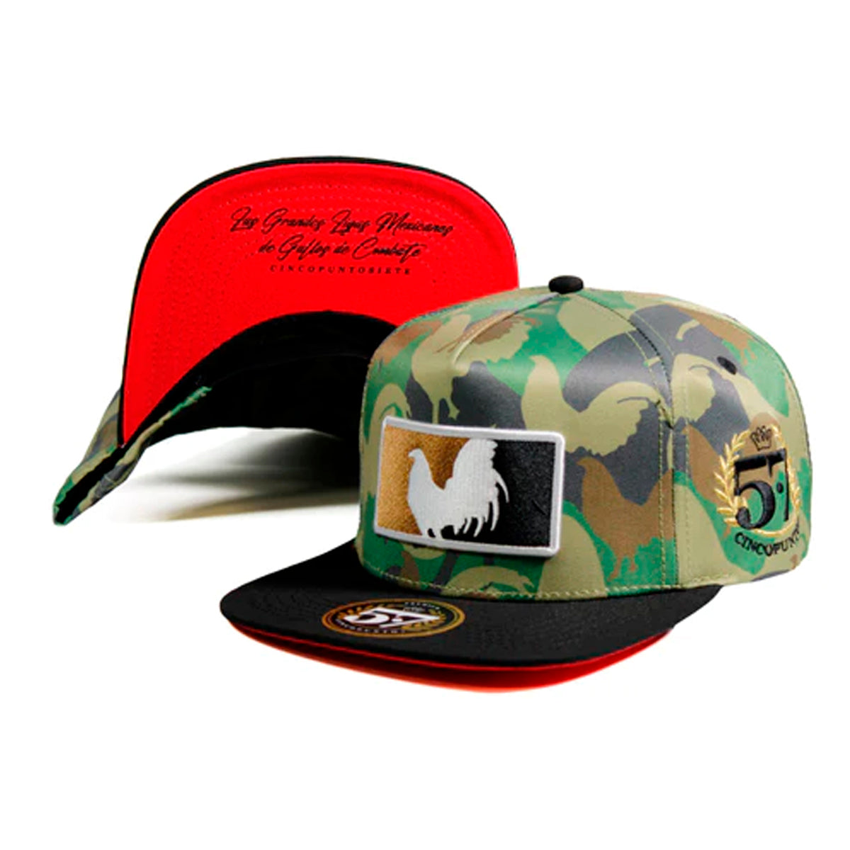 GORRA 5.7 GALLO BÉISBOL ROOSTER GREEN CAMUFLAJE PREMIUM 651637094629