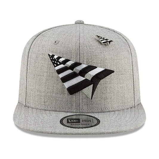 GORRA NEW ERA X PAPER PLANES GREY CROWN 9FIFTY