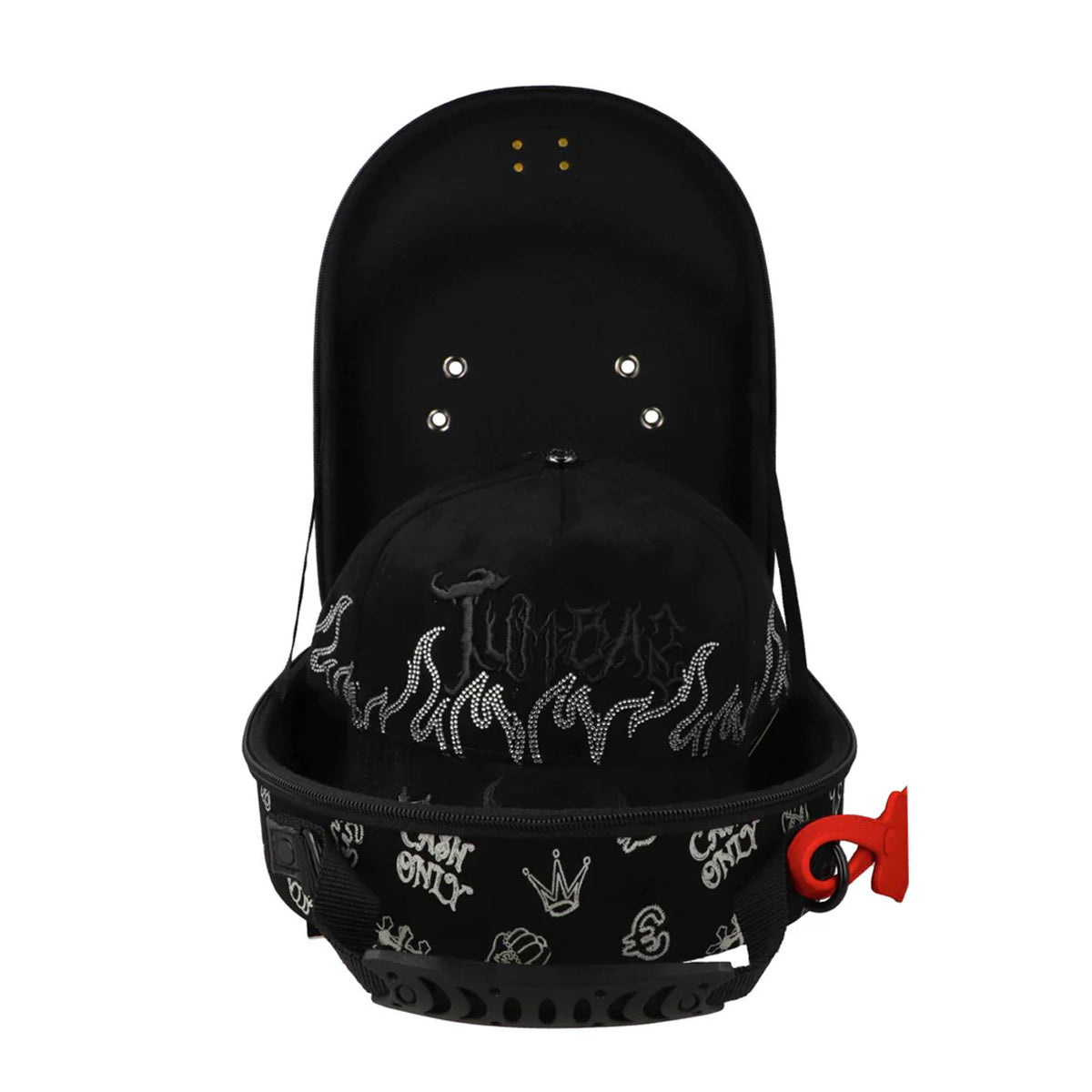 PORTAGORRA CARRIER CASH ONLY 2513 FULL PRINT BLACK