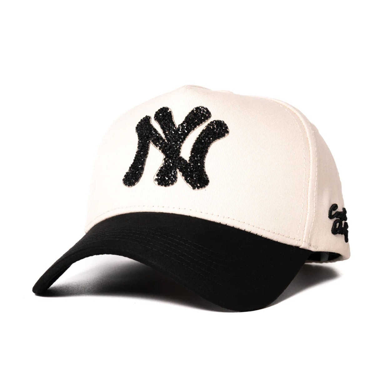 GORRA CASH ONLY NY BLING WHITE