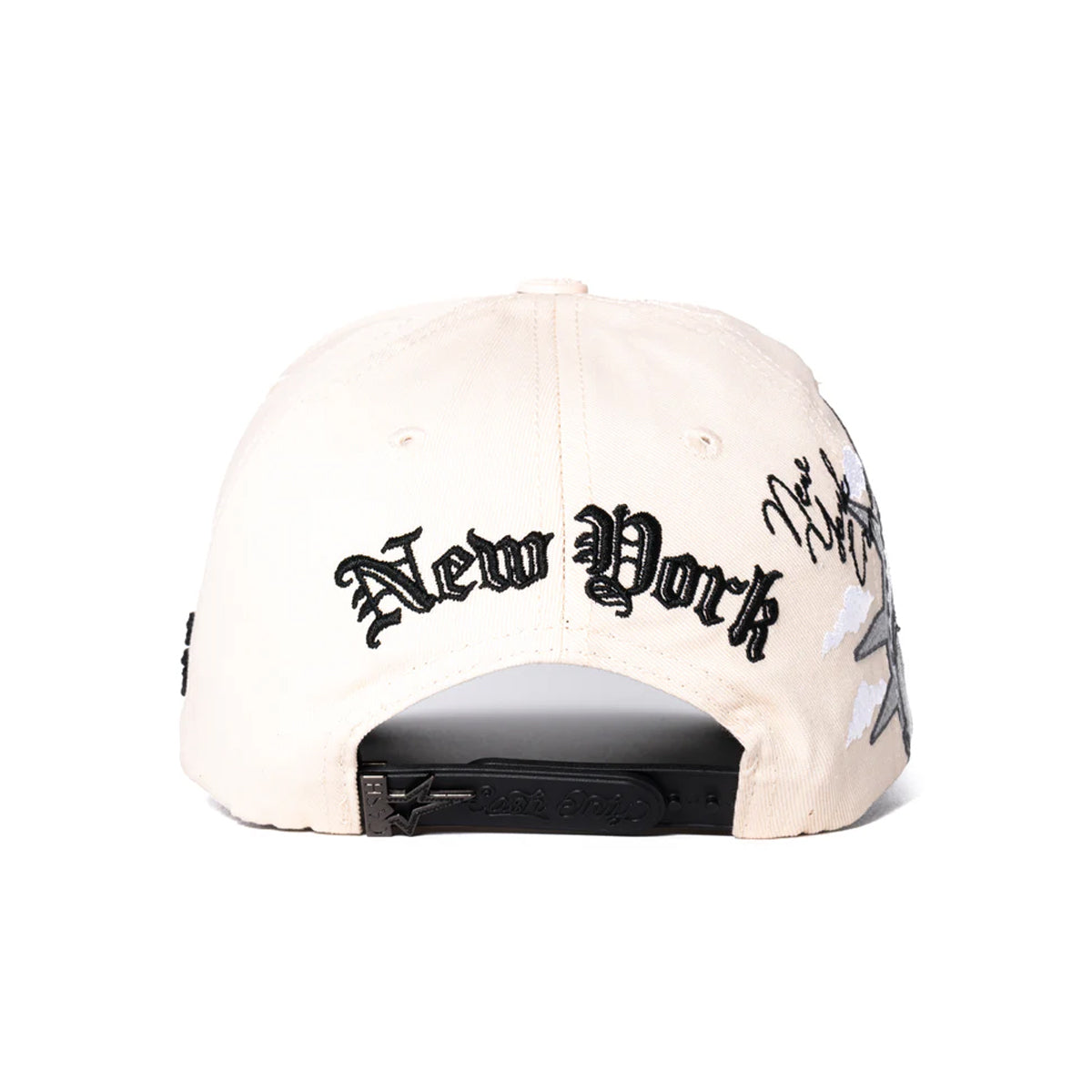 GORRA CASH ONLY NY BLING WHITE
