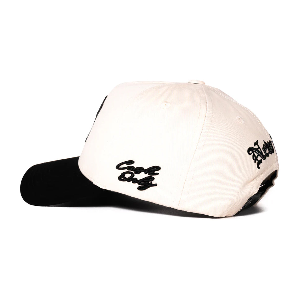 GORRA CASH ONLY NY BLING WHITE