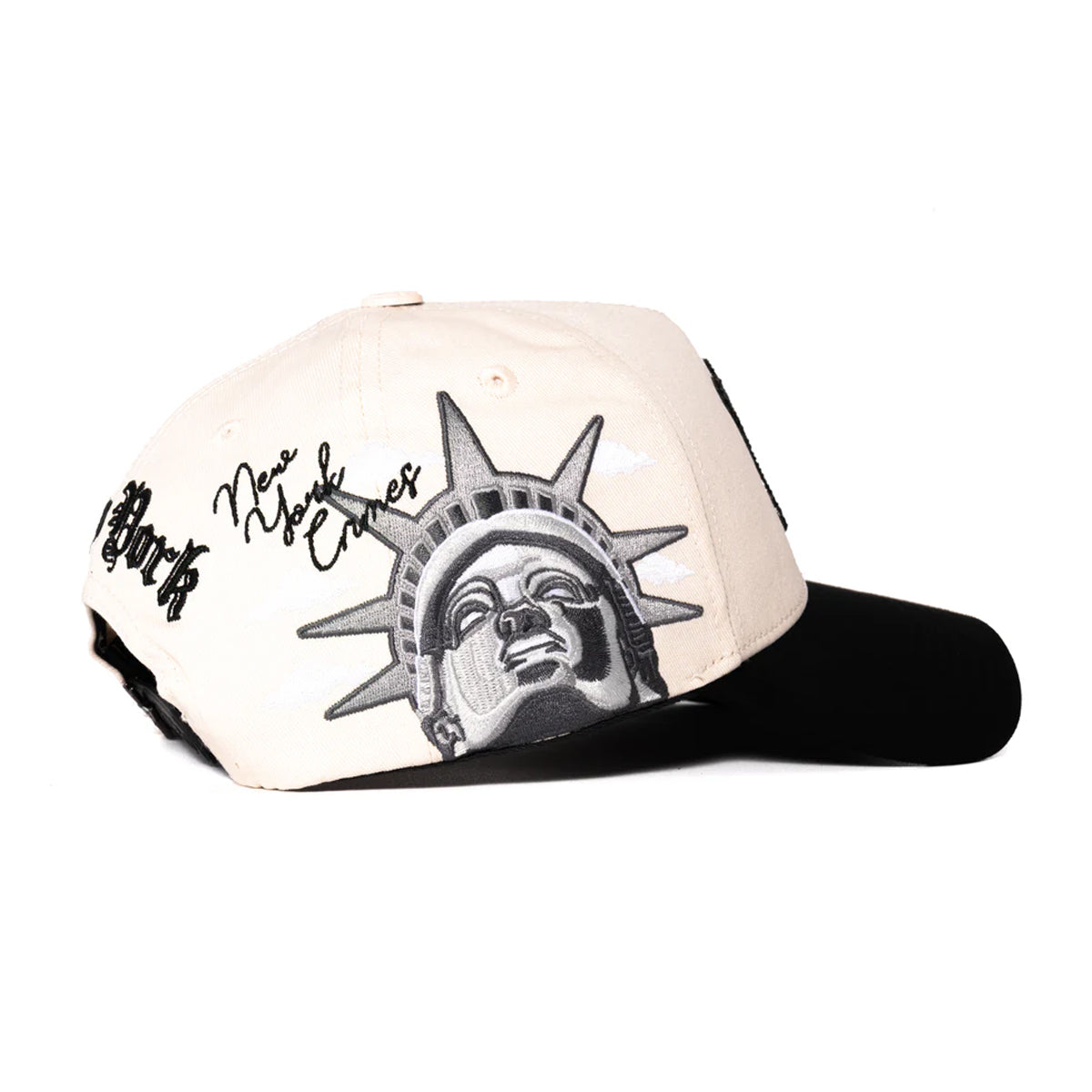 GORRA CASH ONLY NY BLING WHITE