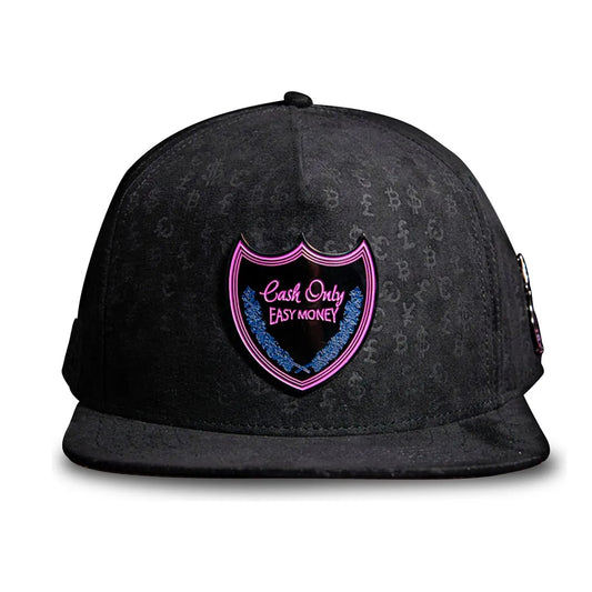 GORRA CASH ONLY BLACK DON PE FULL PRINT