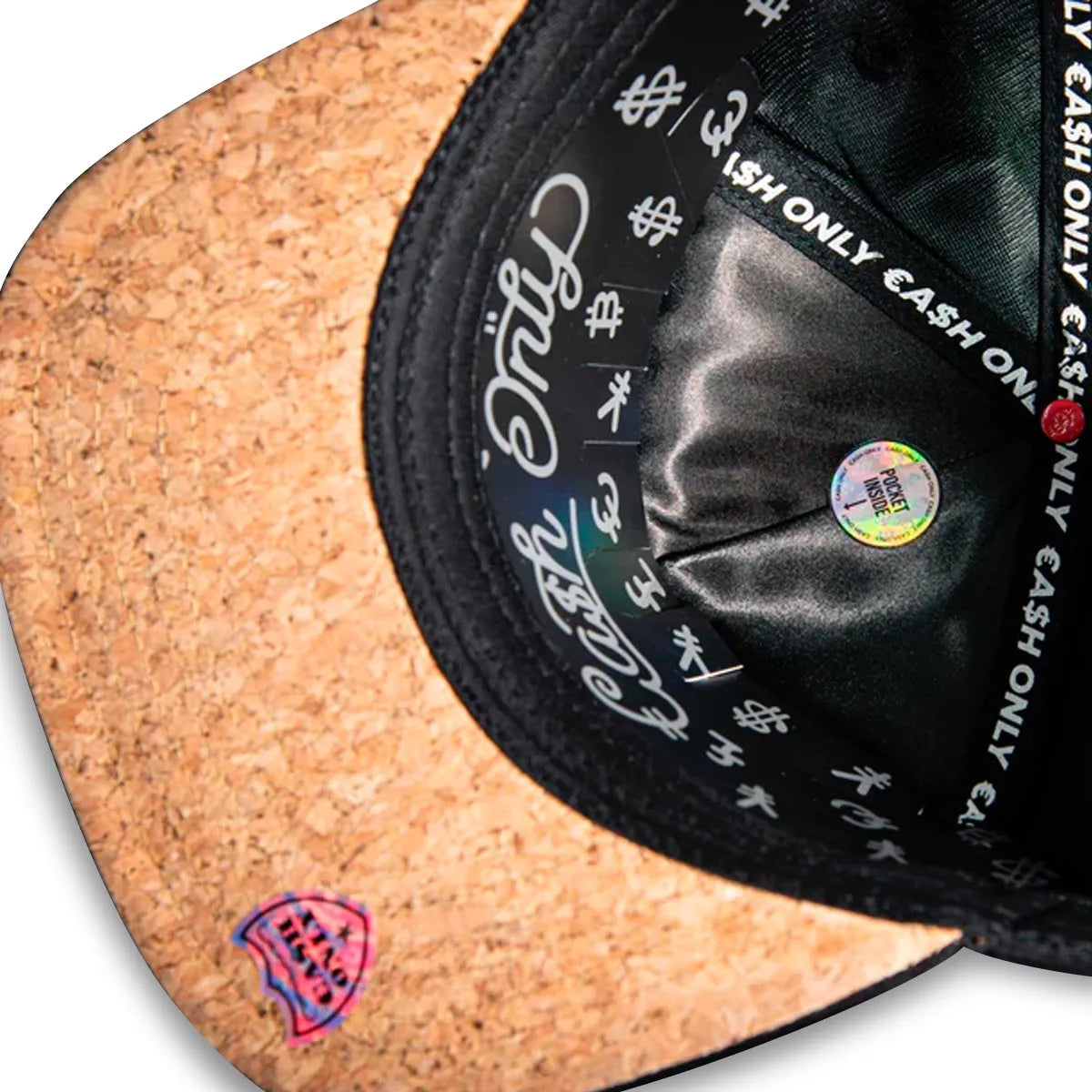 GORRA CASH ONLY BLACK DON PE FULL PRINT