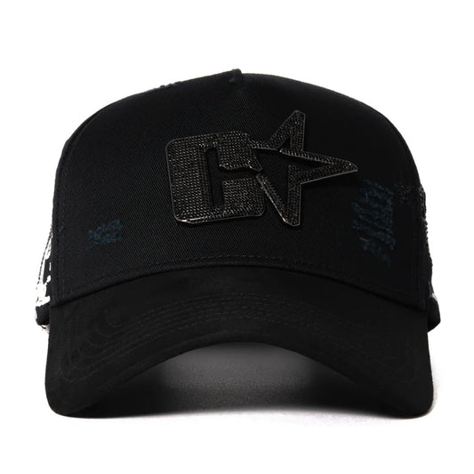 GORRA CASH ONLY SUPER STAR MODELO THE STAR IN BLACK FULL SET