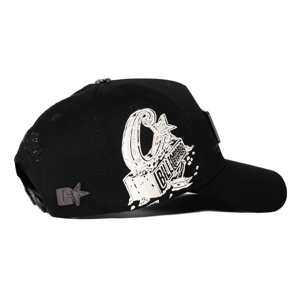 GORRA CASH ONLY SUPER STAR MODELO THE STAR IN BLACK FULL SET