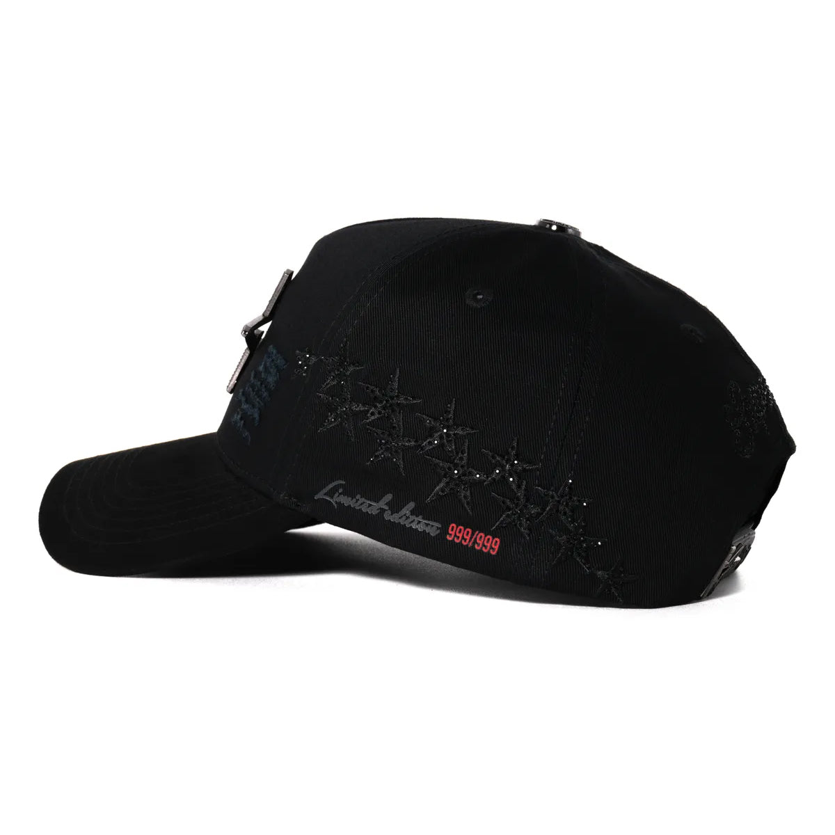 GORRA CASH ONLY SUPER STAR MODELO THE STAR IN BLACK FULL SET