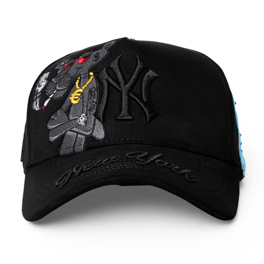 GORRA CASH ONLY BLACK PANTHER NY