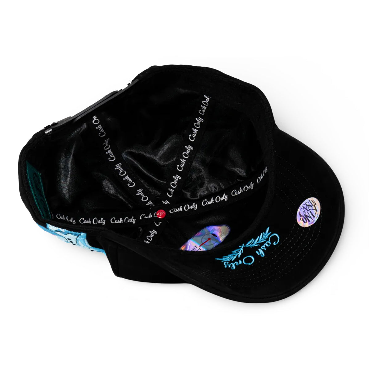 GORRA CASH ONLY BLACK PANTHER NY