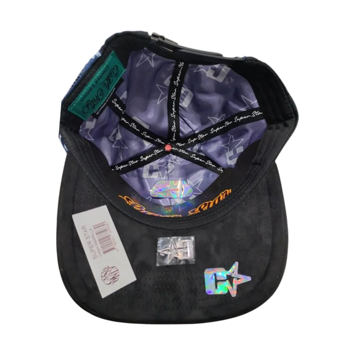 GORRA CASH ONLY SUPER STAR CLUB LUNA FULL SET PEDRERIA