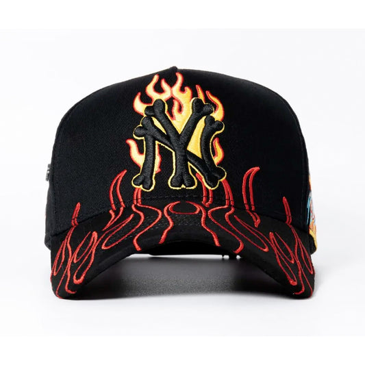 GORRA CASH ONLY NY FLAMES