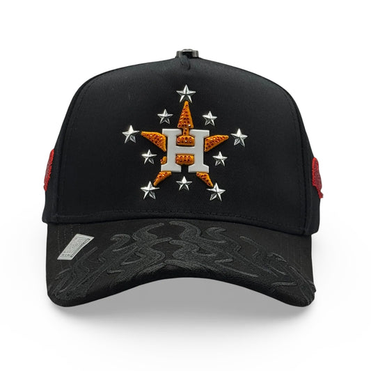 GORRA BIG BOSS HOUSTON FLAMES BLACK
