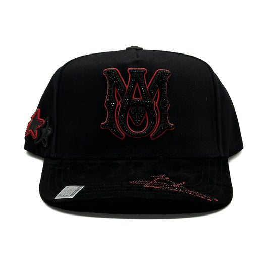 GORRA BIG BOSS AMIRI ROJA CRYSTAL