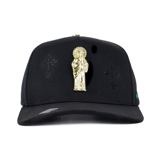 GORRA BIG BOSS SAN JUDAS PIN BLACK/GOLD