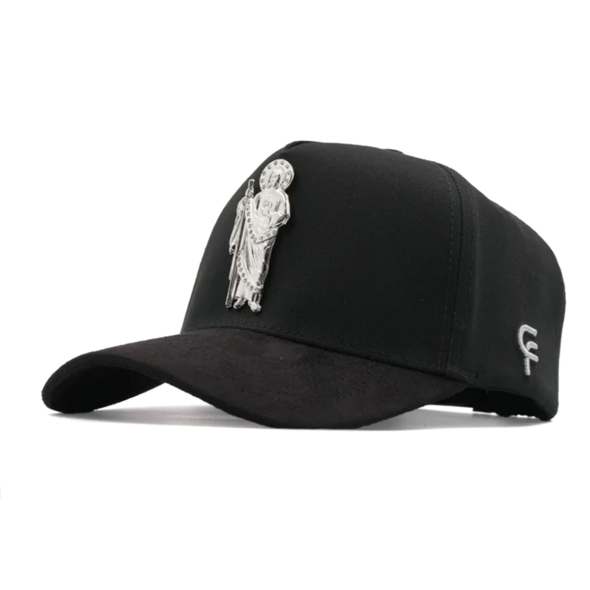 GORRA FLORENCE CAPS SAN JUDAS BLACK/SILVER