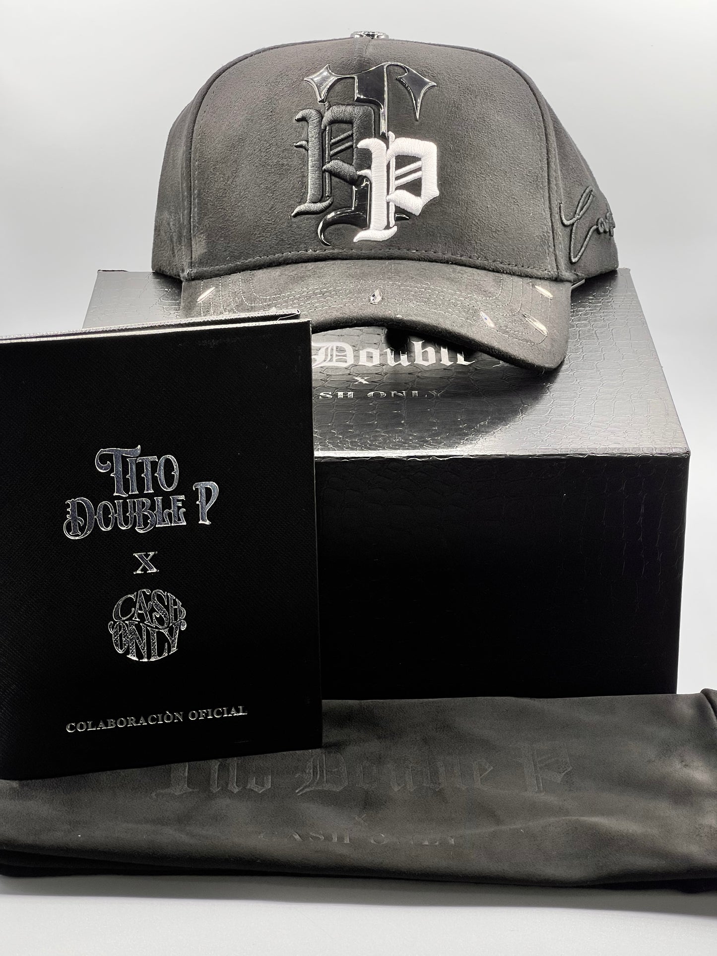 GORRA CASH ONLY X TITO DOUBLE P FULL SET ORIGINAL TPP CRISTALS