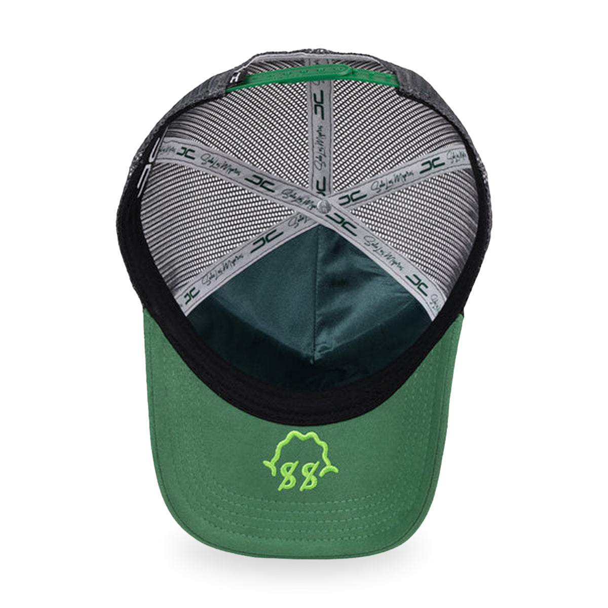 GORRA JC HATS SPEND MONEY WHITE GREEN