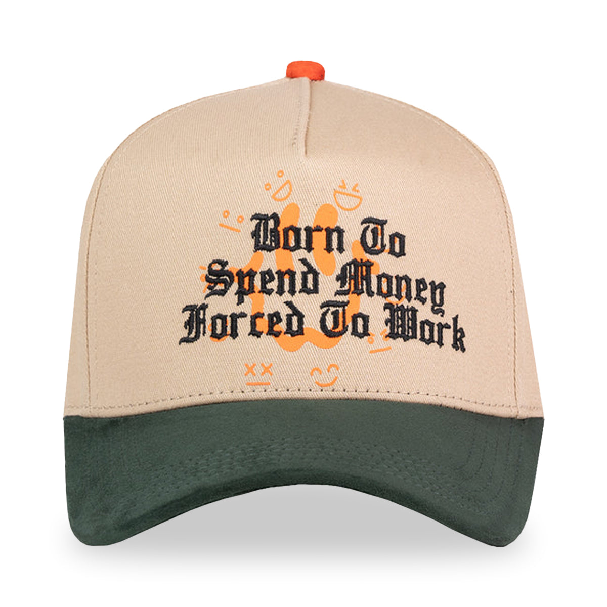 GORRA JC HATS SPEND MONEY BEIGE GREEN