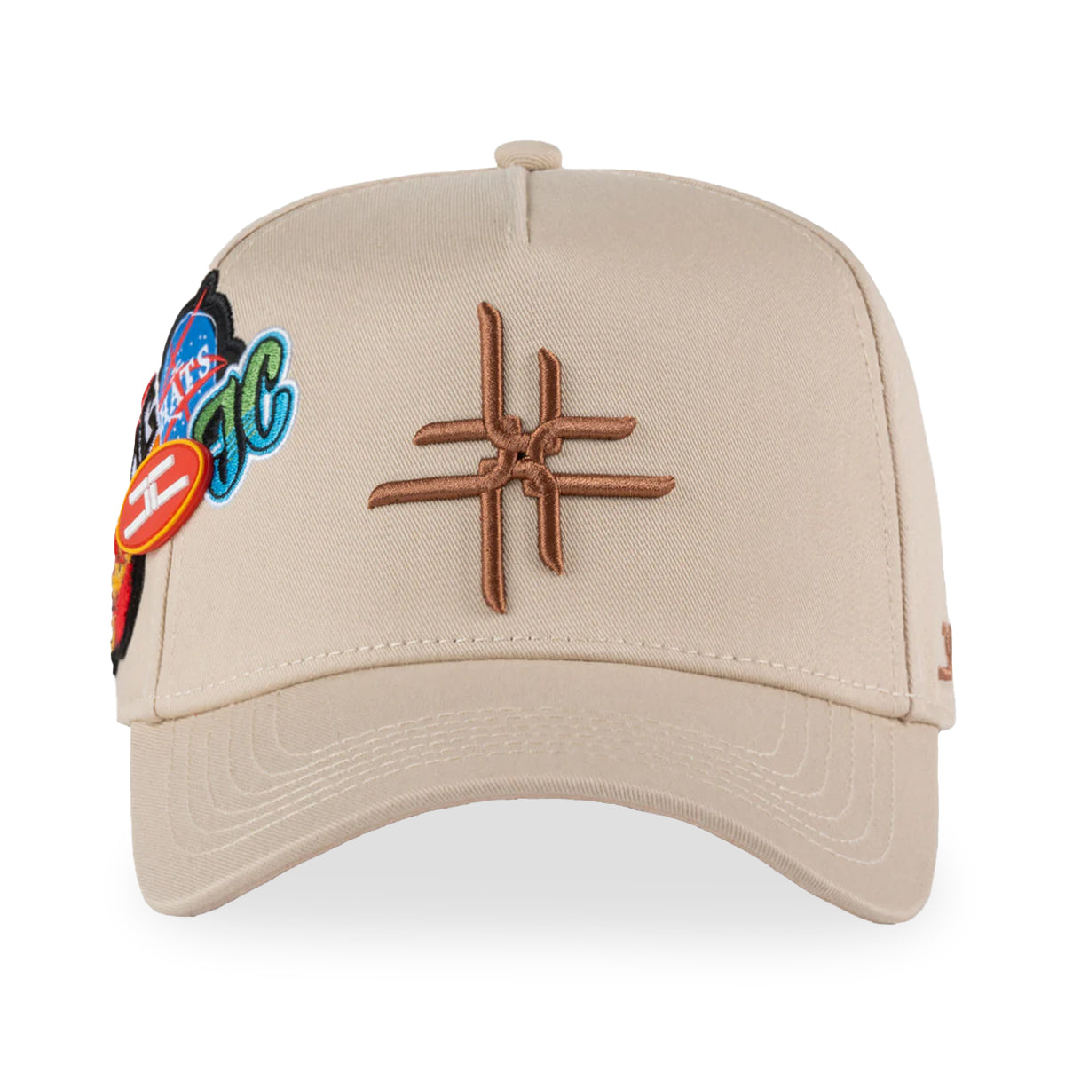 GORRA JC HATS JC DOUBLE CURVE BEIGE