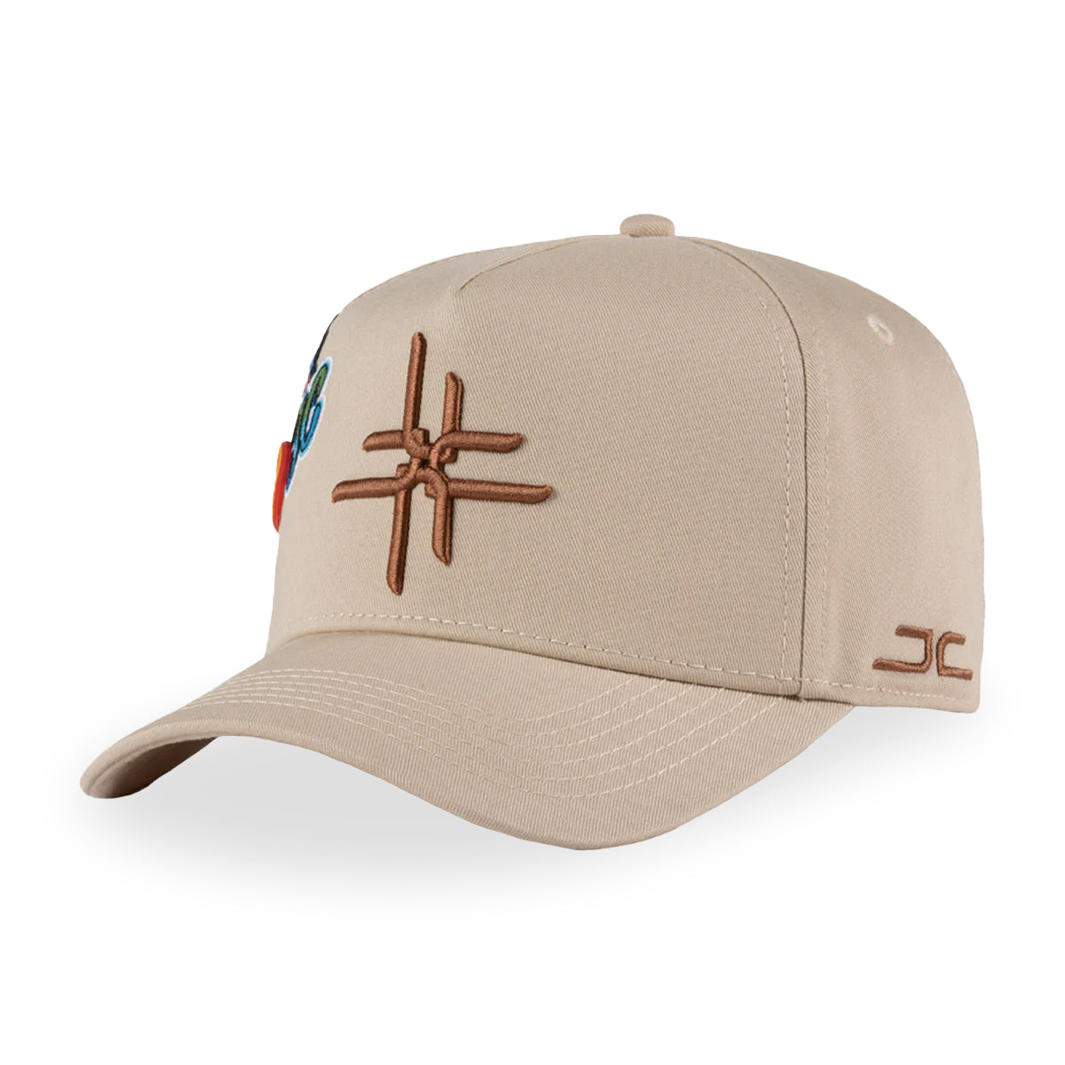 GORRA JC HATS JC DOUBLE CURVE BEIGE