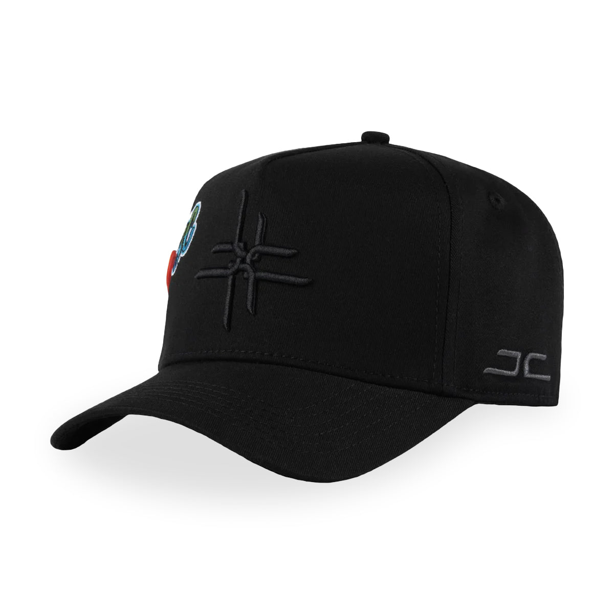 GORRA JC HATS JC DOUBLE CURVE BLACK