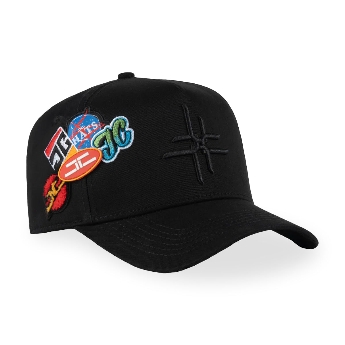 GORRA JC HATS JC DOUBLE CURVE BLACK