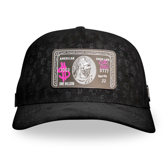 GORRA CASH ONLY AMEX PINK FULL PRINT