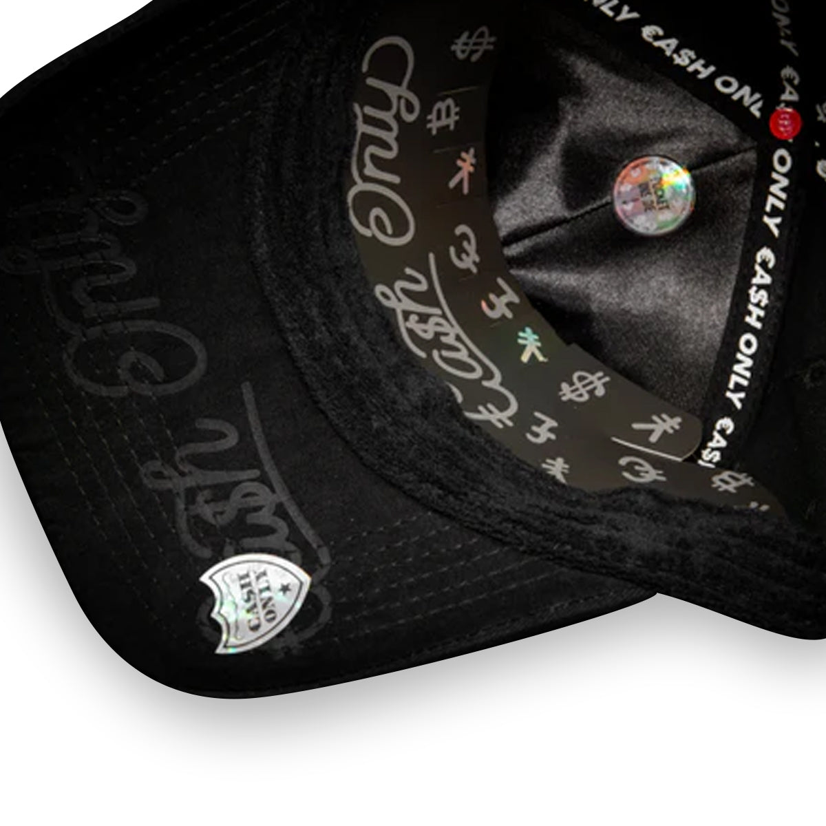 GORRA CASH ONLY QUICK WIN "VENI, VIDI, VICI" IN BLACK BASEBALL