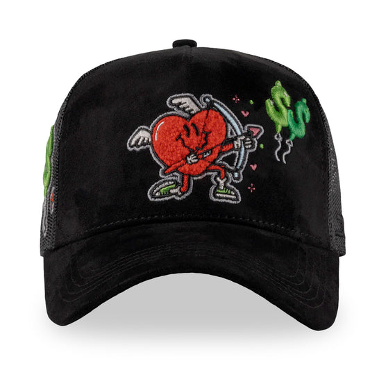 GORRA JC HATS MONEY LOVE BLACK MESH